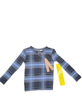 NWT Skims Girls 2T Plaid Sleep Shirt